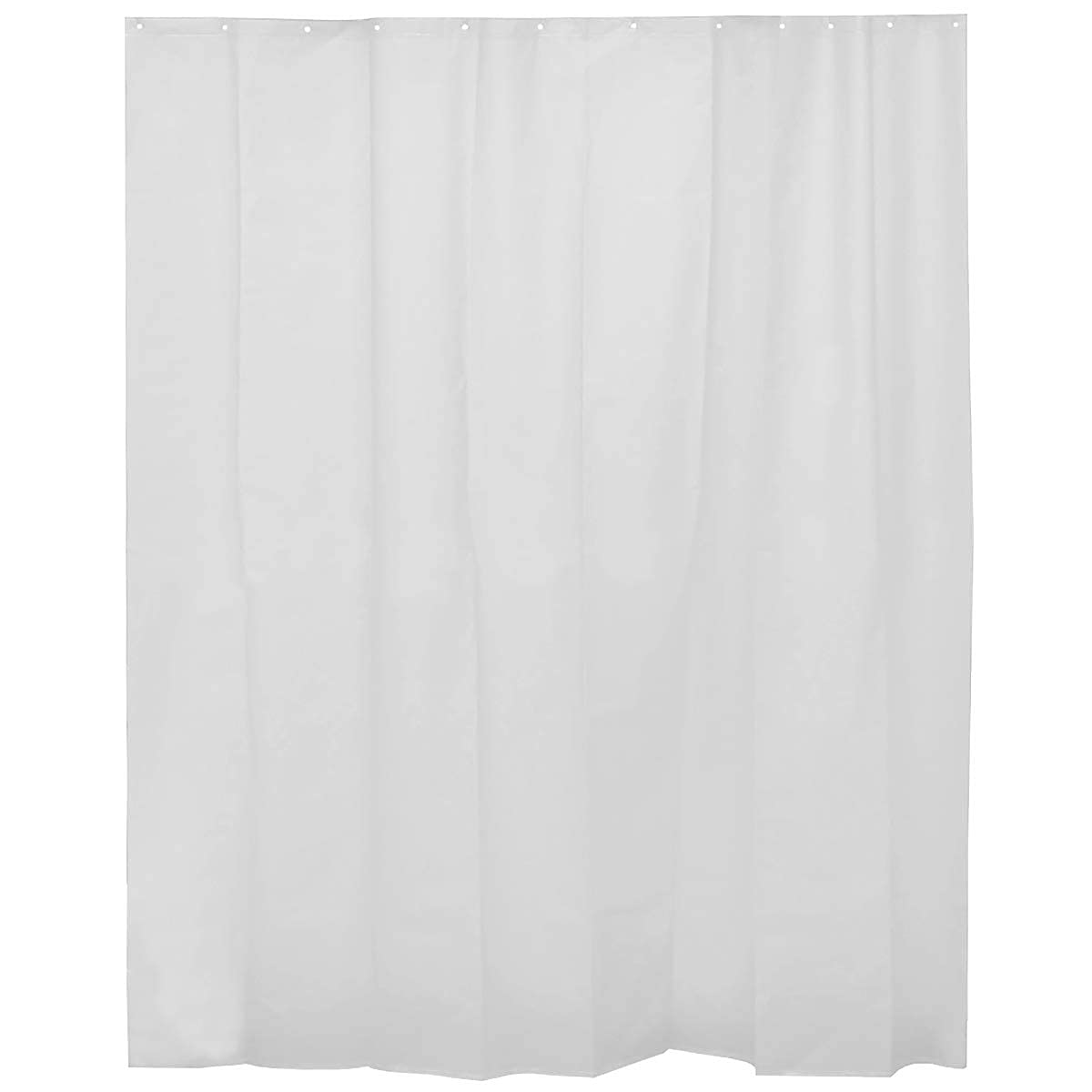 EVIDECO ExtraLength Waterproof Shower Curtain  White