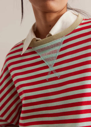 Free People - Classic Striped Oversized Crewneck