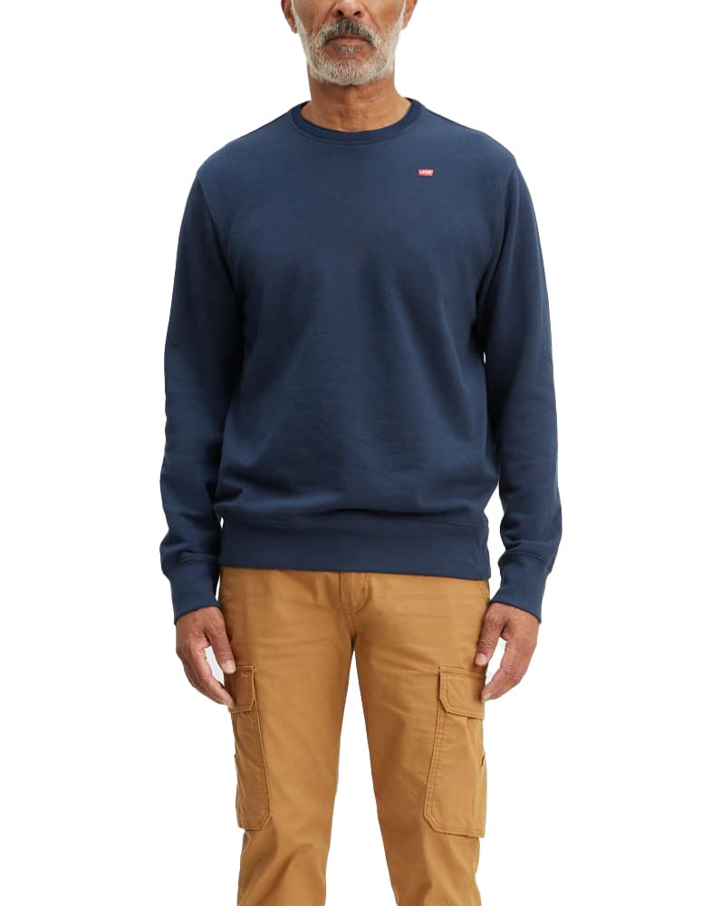 Levi's Men's Crewneck Sweatshirts, (New) Dress Blues, XX-Large