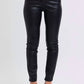 Judy Blue - High Waist Faux Leather & Denim Skinny Jeans