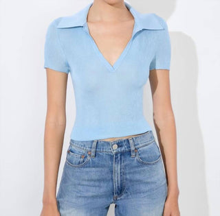 Alice + Olivia - Martha V-neck Polo Shirt