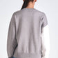 Elan - Colorblock Love Round Neck Sweater