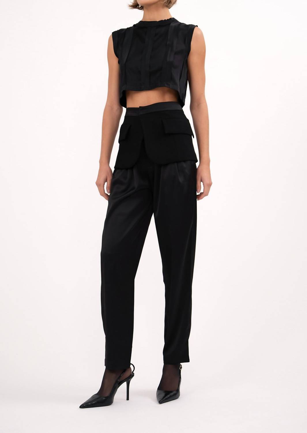 Nonchalant Label - Raven Layered Pant