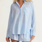Z Supply - The Perfect Linen Button Top