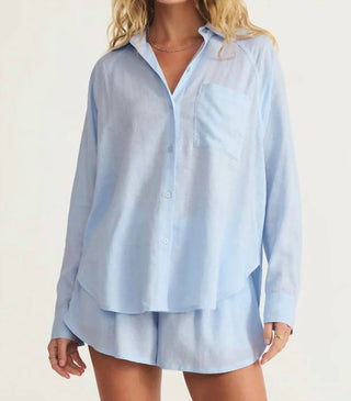 Z Supply - The Perfect Linen Button Top