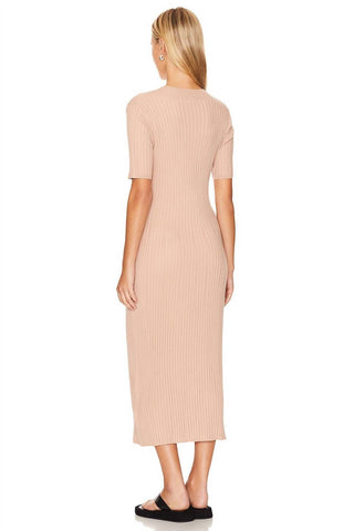 Varley - Maeve Rib Knit Midi Dress