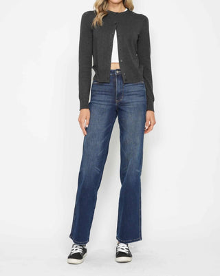 Judy Blue - High Waist Tummy Control Wide Leg Jeans
