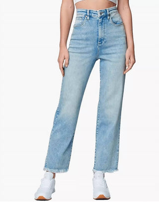 Blanknyc - The baxter ribcage raw hem straight leg