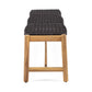Cambria Rustic 3-Seater Outdoor Bench with Teak Finish