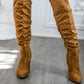 Surelymine - Women's Unmatchable Pointy Slouchy Knee And Thigh High Boots