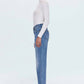Pistola - Lexi Mid Rise Bowed Straight Jean