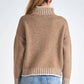 Elan - Stitch Detail Turtleneck Sweater