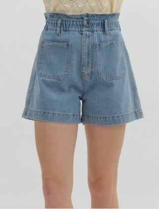 Entro - Denim Front Pocket Short