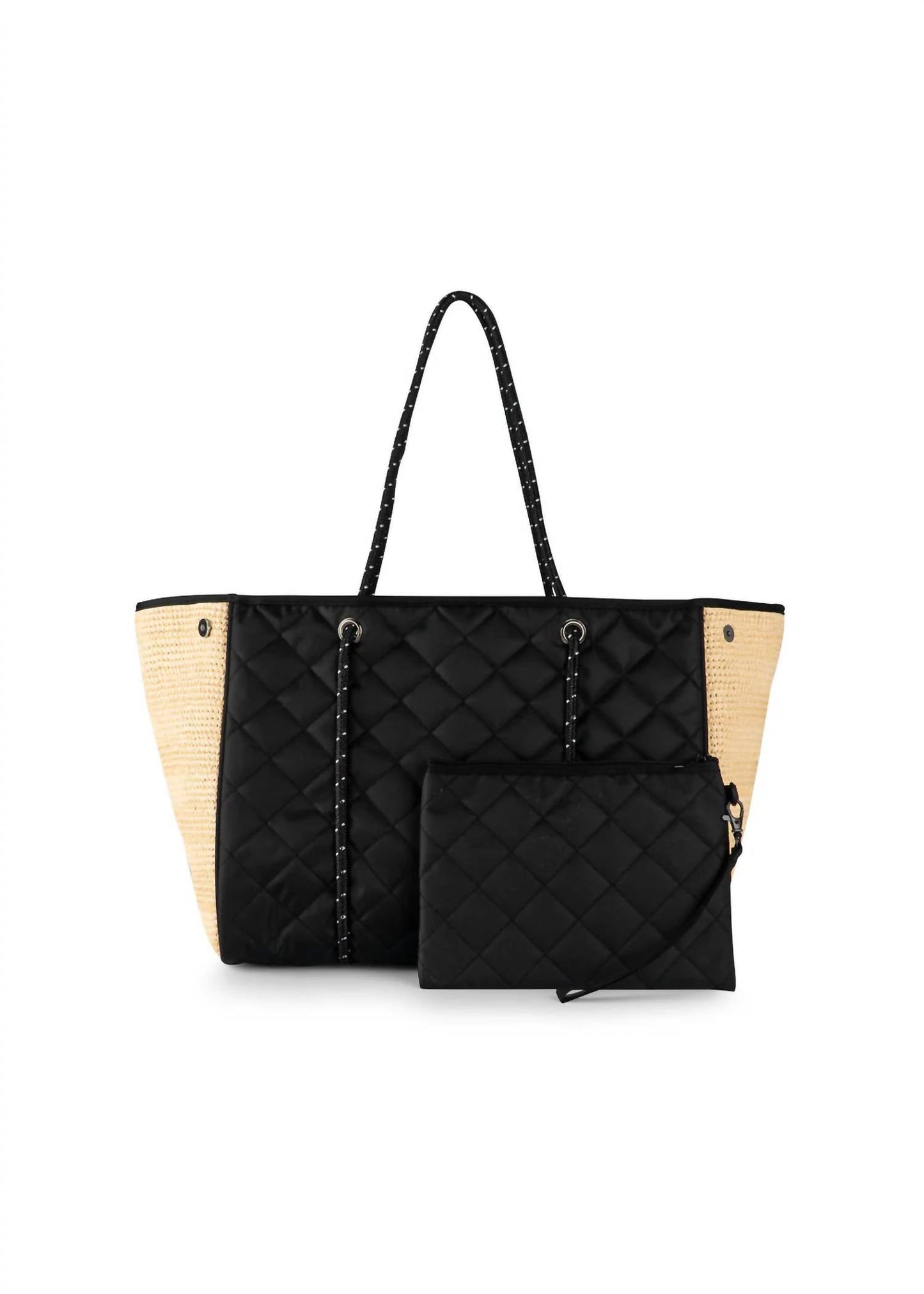 Haute Shore - Women's Greyson Quilted Raffia Tote