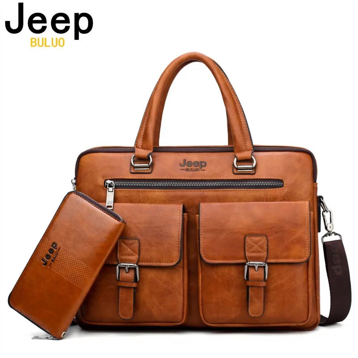 Jeep Buluo - Men's Business Fashion Office Work Handbags