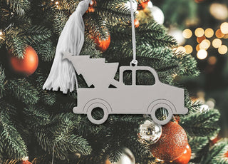 Creative Gifts International - Truck & Tree Ornament with Tassel