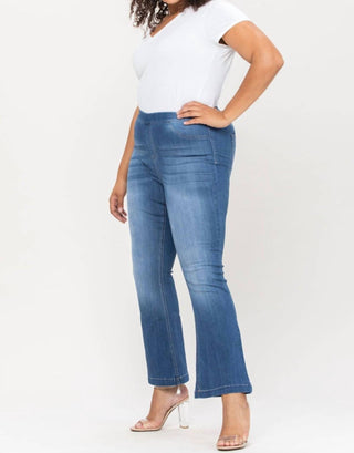 Cello - Mid Rise Flare Jeggings - Plus