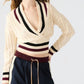 Steve Madden - Addison Faux Wrap Sweater