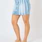 Judy Blue - Star & Stripe High Waist Bleached Skirt
