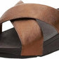 Fitflop - Women's Lulu Cross Slide Sandals Leather Wedge Mule