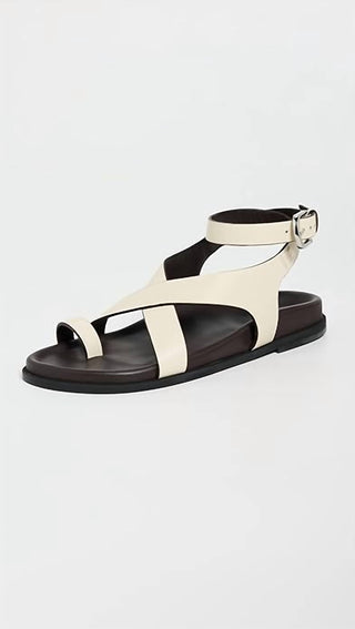 Free People - Women's Anya Criss Cross Footbed Sandals
