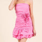 Baby Pink - Ashton Strapless Dress