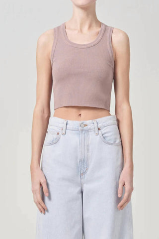 Agolde - Cropped Poppy Tank Top