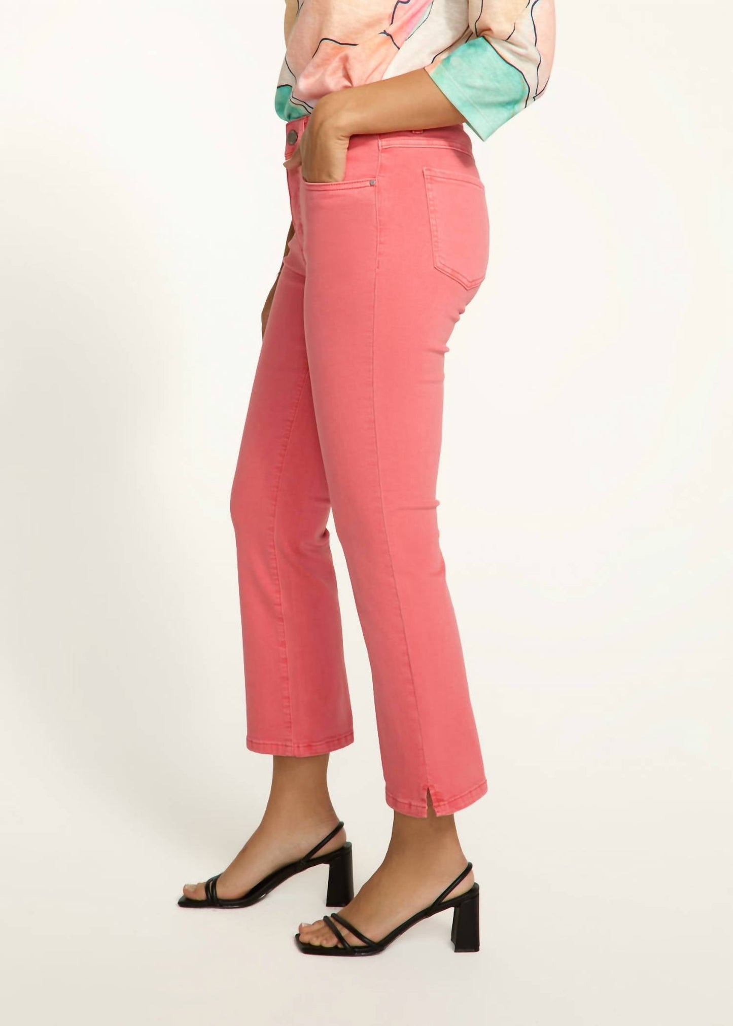 Fdj - Olivia Boot Crop Denim Mid-rise Pants