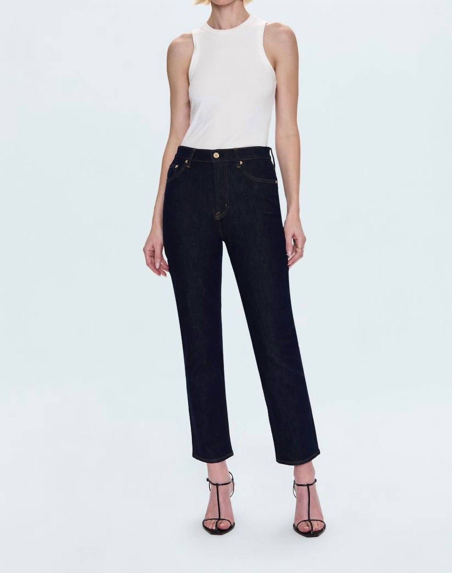 Pistola - Bri High Rise Slim Straight Ankle Length Jean