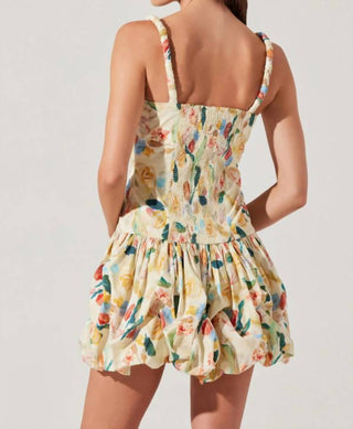 Astr - Keyla Bubble Hem Mini Dress