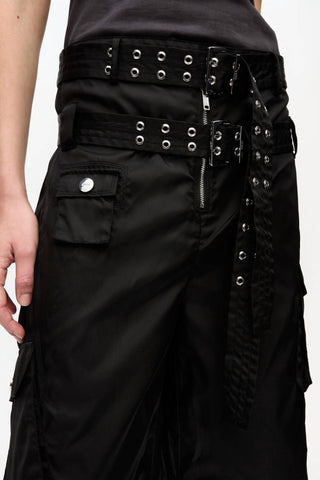 Ganni - Women's Duchess Nylon Pocket Shorts