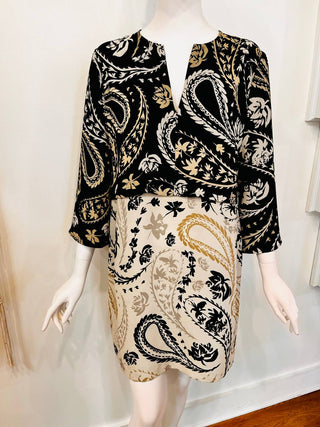 Bcbgmaxazria - Paisley Print Tunic Dress