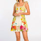 Elizabeth James The Label - Annalisa Floral Pattern Mini Dress