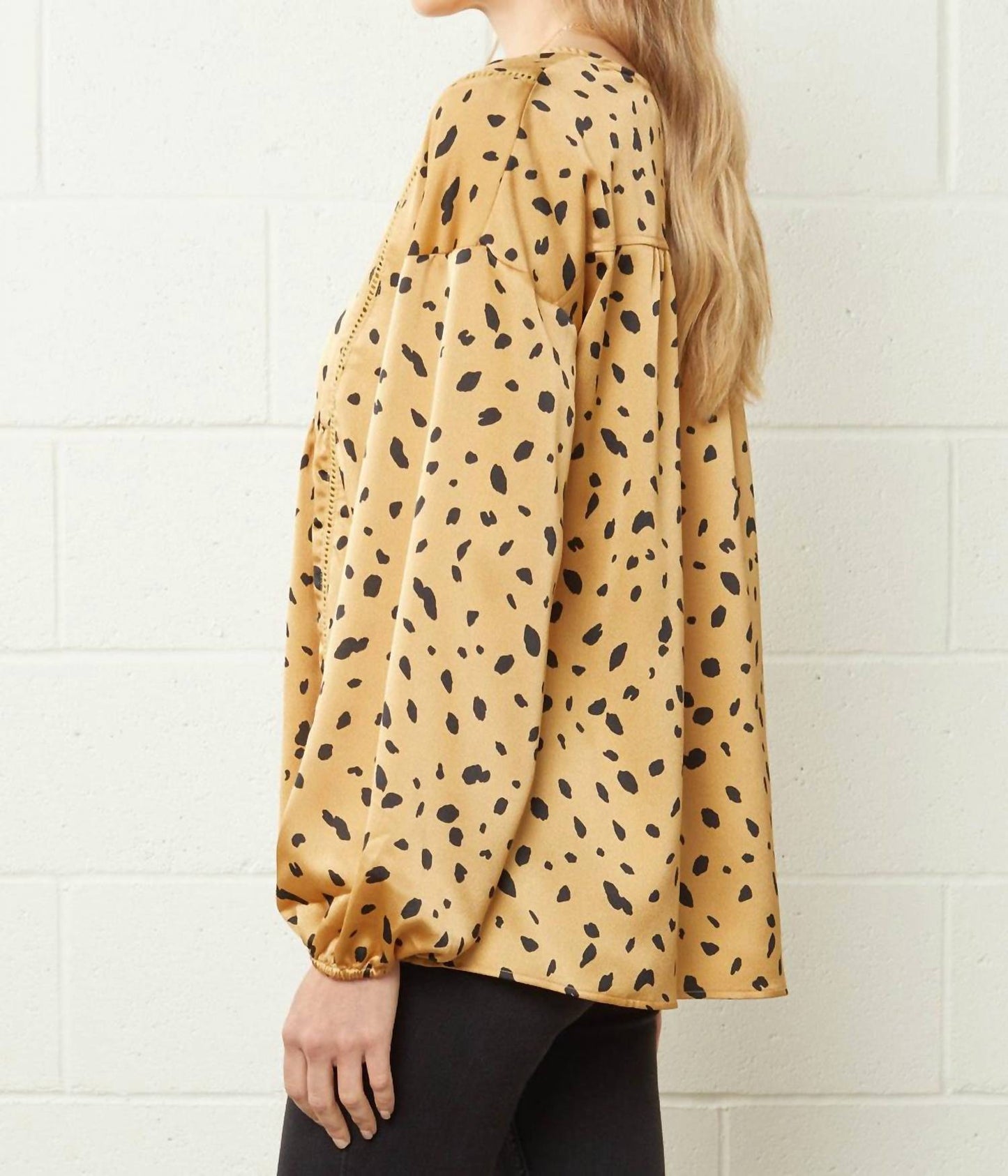 Entro - Leopard & Babydoll Blouse