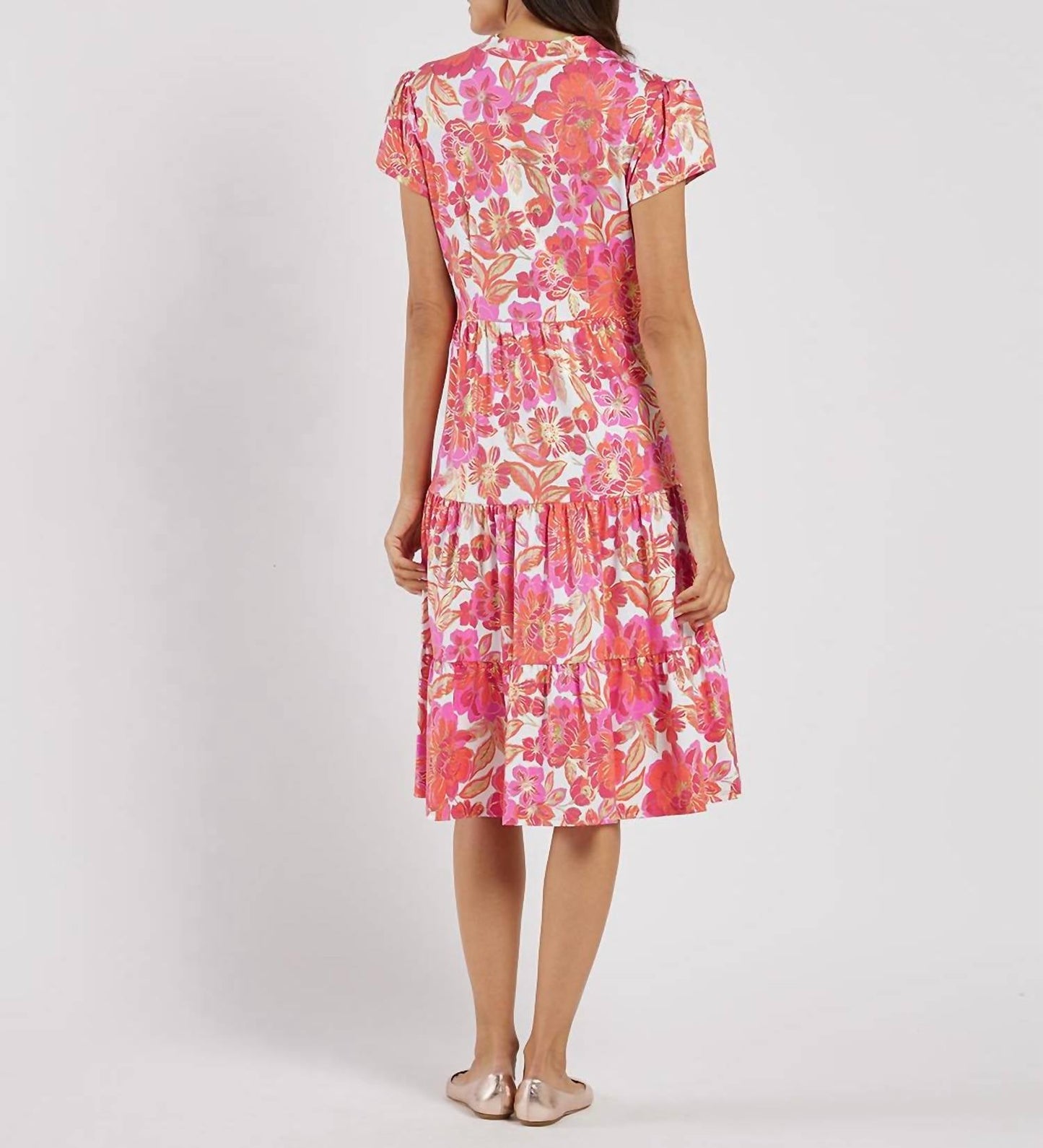 Jude Connally - Libby Floral Midi Dress