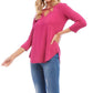 Karen Kane - Cut-Out Shirttail Tee