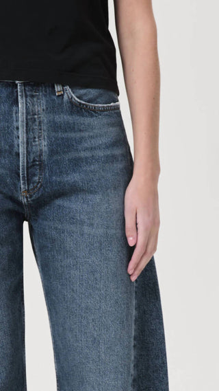 Agolde - Luna High Rise Piece Taper Jeans