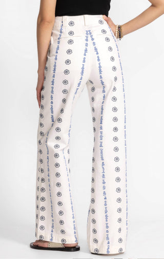 Johnny Was - Wide Leg Embroidered Trouser