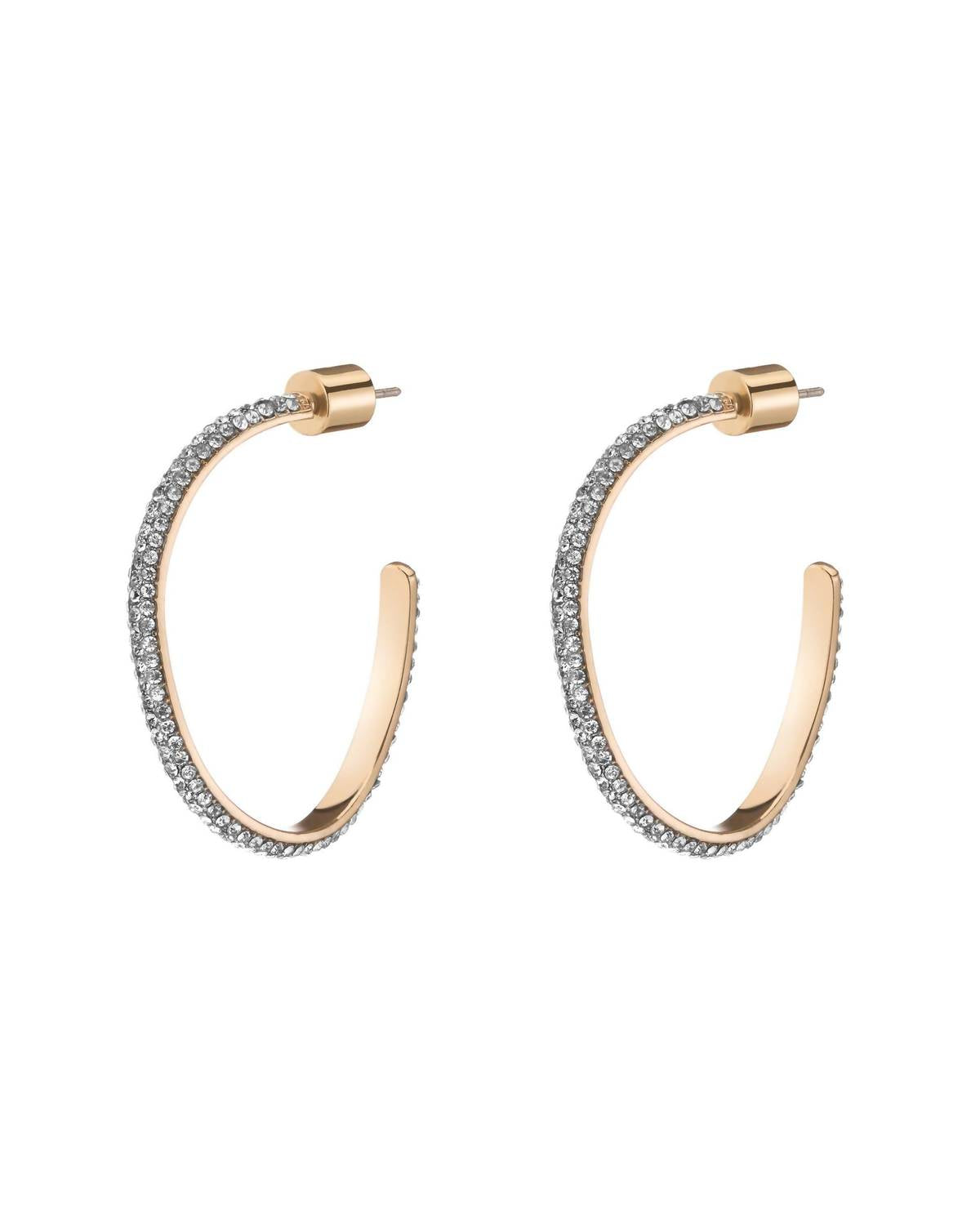 Demarson - Mini Pave Calypso Hoop Earrings