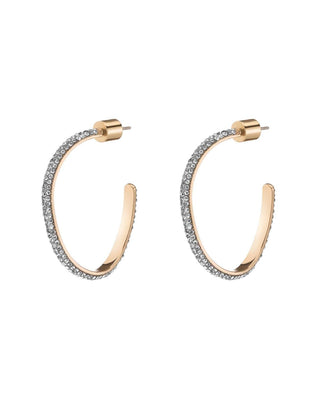 Demarson - Mini Pave Calypso Hoop Earrings
