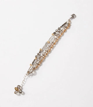 Anne Vaughan - Women's Multistrand Crystal Bracelet