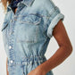 Free People - Women's Marci Cuffed Shortalls