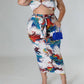 Good Time Usa - Explosive Crop Top And Skirt Two Piece Set