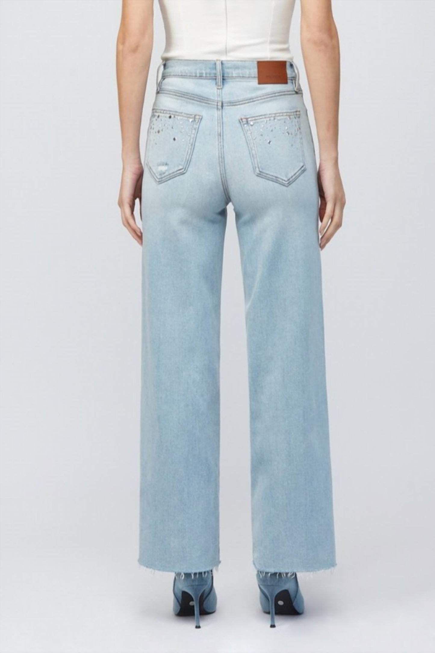Hidden - Logan High Rise Dad Wide Leg Jeans