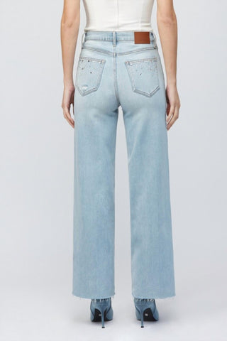 Hidden - Logan High Rise Dad Wide Leg Jeans