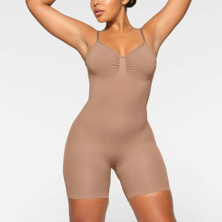 Skims - Seamless Sculpt Low Back Mid Thigh Bodysuit