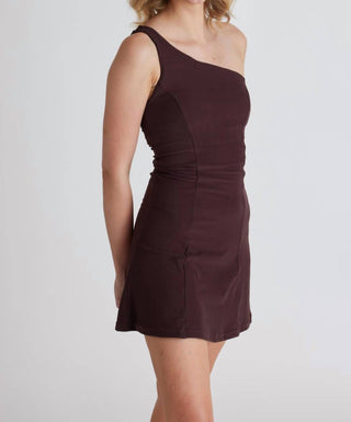 Wolven - Active One-shoulder Mini Dress