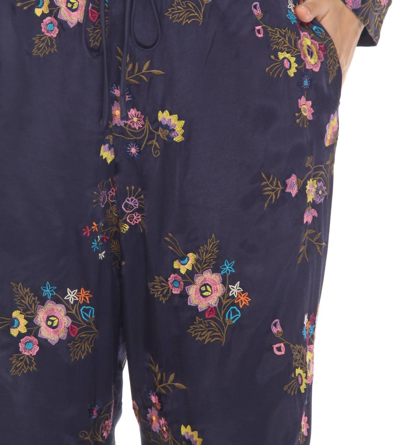 Johnny Was - Love Misty Embroidered Easy Pants