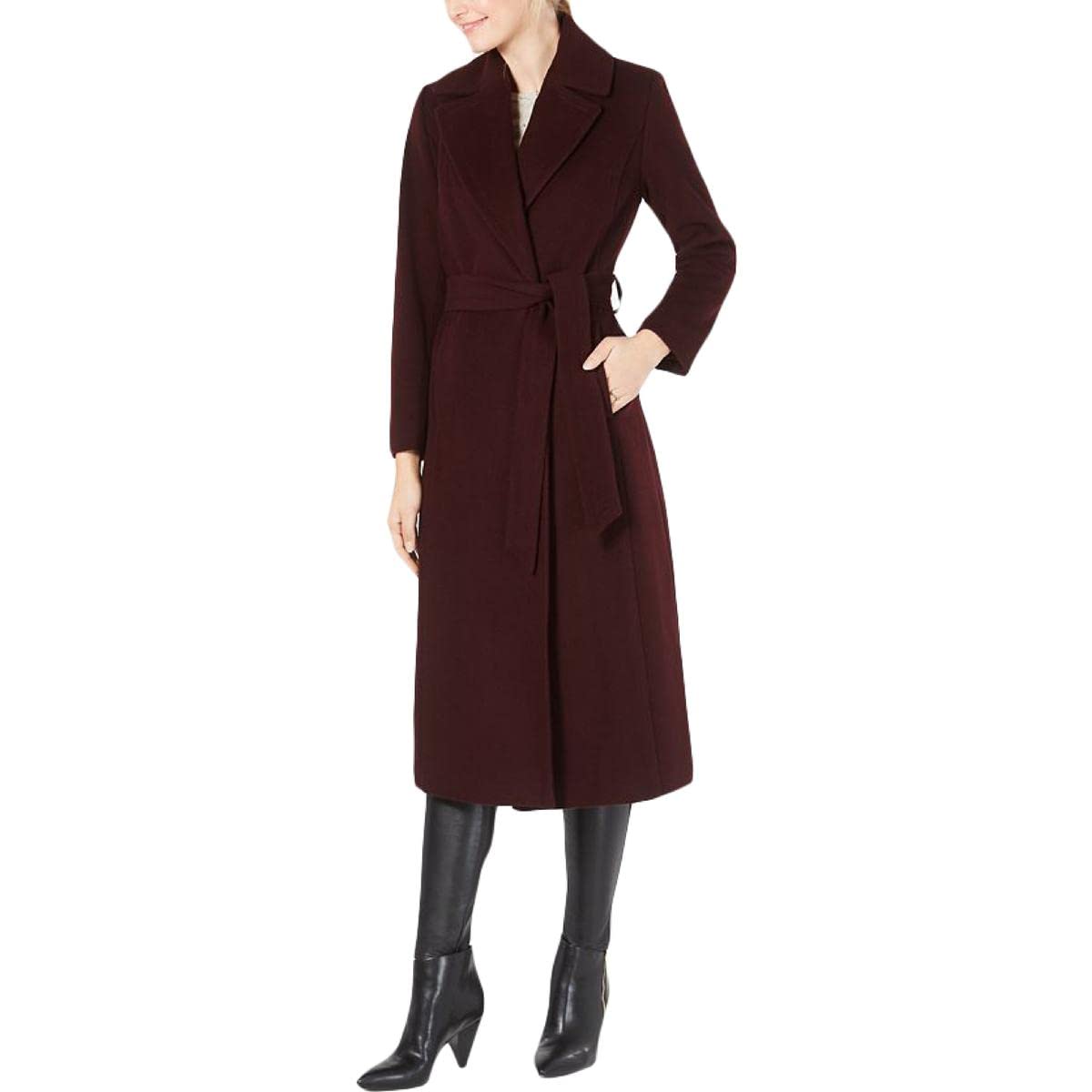 Forecaster Women's Black Wool Blend Maxi Coat