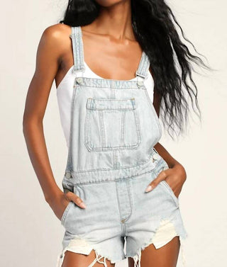 Blanknyc - Mirror Mirror Distressed Short Overalls